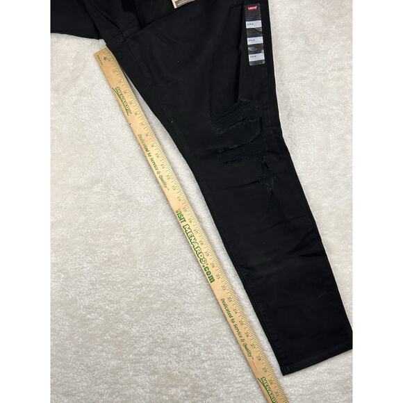 Levis Sculpt 711 Skinny Jeans Womens 22W Black Hypersoft Stretch Mid Pants New - Picture 6 of 12